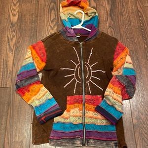 Rising international zip up hoodie